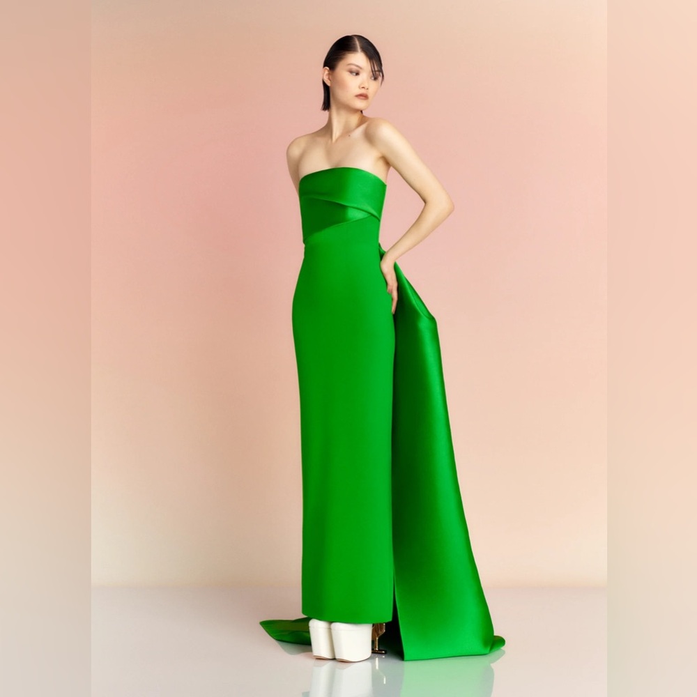 Solace London Kinsley Green Evening Gown